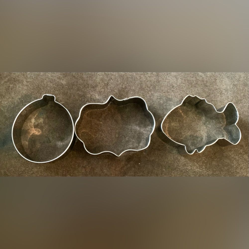3pc fishing cookie cutters